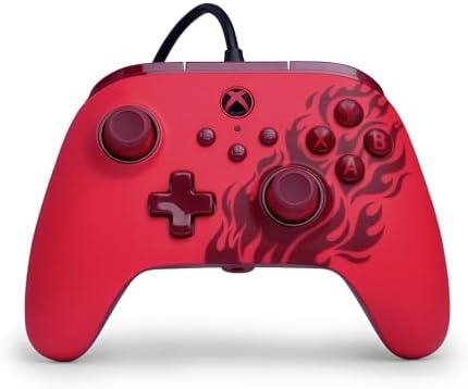 Amazon.com: PowerA XBX EnWired Controller - Artisan Red : Video Games