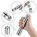 Pepper Grinder, Stainless Steel Pepper Mill Durable Salt Grinder One Hand Operation Salt Pepper Mill 2 Pack