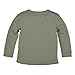 Burt's Bees Baby Baby Boys' T-Shirt, Long Sleeve V-Neck and Crewneck Tees, 100% Organic Cotton, Dried Leaf, 6-9 Months