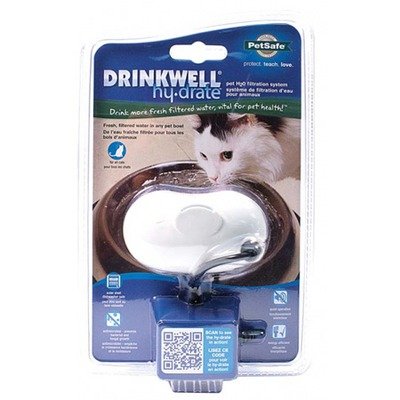Drinkwell Hy-Drate H2O Cat Filtration System in White