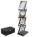 Voilamart Literature Stand Brochure Magazine Holder Rack Stand Portable Pop-up Folding Display Catalog Literature Holder Rack, 4 Pockets for Trade Show Booth Office Retail Store with Carry Bag