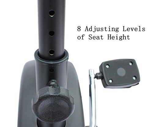 KLB Sport Upright Exercise Bike Cardio Fitness Cycling Machine Gym Workout with Resistance - Thumbnail 6