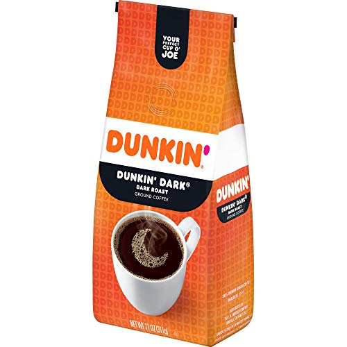 Dunkin’ Ground Coffee, Dark Roast, 11 Ounce (Pack of 1)