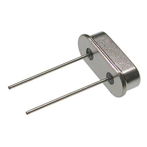 Optimus Electric Quartz Crystal Oscillator 4MHz for Microprocessor Microcontroller Precision Frequency Timing Time Tracking Clock Signals with Through Hole Mounting Type from Pack of 40