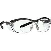 3M Reader Safety Glasses, 2.0 Diopter, Black Frame, Clear Lens