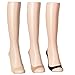Women's Cotton Shoe Liner No-show Socks (One Size : Regular, Open Toe 3Pair)