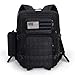 GZ XINXING 43L Large Military Tactical Backpack Army 3 Day Assault Pack Molle Bag Backpacks (Black1)