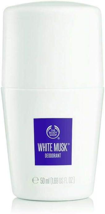 The Body Shop White Musk Roll On Deodorant 50ml Women Fresh Scent