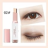 Digood New Gradient Two Color Eye Shadow Stick Shimmer Palette Eye Cream Pen Beauty (B)