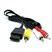 WINGONEER Assecure replacement composite AV TV cable lead for Super Nintendo,Gamecube,64 (Super Famicom, Snes, GC, NGC, N64)