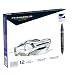 Prismacolor 3622 Premier Double-Ended Art Markers, Fine and Chisel Tip, Cool Grey, 12-Count