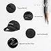Waldeal Women's Friends Baeball Cap Embroidered Plain Adjustable Denim Dad Hats Black