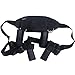 EOYEA Soft Pillow Ankle Cuffs Hand Cuffs Fetish Bed Bondage Restraint Collection For Female Male Couple (Black)