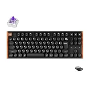 「国内正規品」Keychron K8 HE ワイヤレスキーボード JISレイアウト 2.4G/Bluetooth/有線 Mac/Wins ブラック