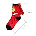 4-6 Years Old Kids Socks Cartoon Superman Spiderman Batman The Flash Design Children Cotton Socks Unisex Boys Girls (4-6 years old, Flash)