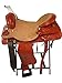 PRO Western 15 16 17 Working Roping Brown Leather Western Horse Trail Saddle (17 Inch)thumb 3