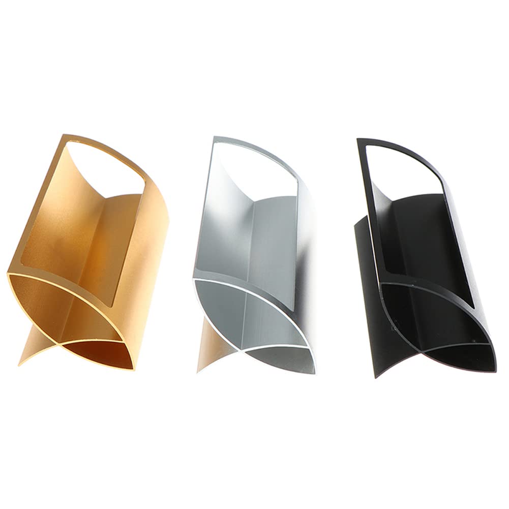 ARFUKA Metal Business Card Holder - Elegant Office Desk Organizer with Non-Slip Base, Credit Card Storage for Home Office, Reception Desk, Front Desk Display Stand Pack of 3