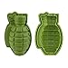 MoldFun 5-Pack Grenade Ice Mold Life Size 3D Hand Grenade Soap Bath Bomb Whisky Ice Cube Ball Maker Tool, Nice Gift for Drinker and Military Fans
