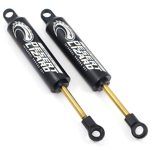 Yeah Racing120mm Desert Lizard Two Stage Internal Spring Damper Pair Black for Crawler