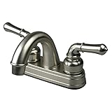 RV Mobile Home Motor Bathroom Bath Sink Faucet, Brushed Nickel