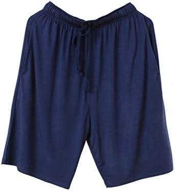 Yanxin Men's Pajamas Shorts Lounge Sleep Bottom Size to 5XL (XXX-Large, Royal Blue)