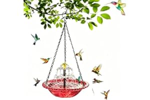 Solar Powered Hanging Bird Bath Fountain, Cascading Waterfall Bird Feeder Bowl, Outdoor Garden Decor Water Pump Dispenser, Hu