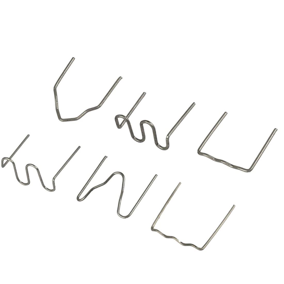 Plastic Welding Staples Plastic Bumper Repair Staples Car Bumper Repair Tool Kit Flat/Wave/Corner/Outside Corner Hot Staples – 0.6/0.8mm (600)