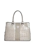 GUESS Women's Camp Croc-Embossed Girlfriend Satchel