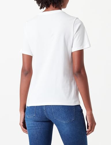 Marc OߴPolo Denim femmes t-shirt en coton biologique Regular Fit, Blanc Cassé (Silky White), S