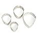 OKUBOX BT11 4pcs Set of Peony Flower Cutter Decor Fondant Cake Cutters Stainless Steel for Cutter Flower Cutter Cake Decorating Moulds Pastry Baking Mould