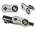 SNES Super Nintendo Cufflinks, NES Nintendo Controller Tie Clip, Retro Gaming Jewelry, SNES Cuff Links, Super Mario Brothers Legend of Zelda Metroid Wedding Groomsman Groomsmen Gifts