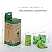 EcoPettie Dog Poop Bag Compostable | Poop Bags for Dogs Biodegradable | Doggie Bags for Poop Green (80 Bags, 8 Rolls)