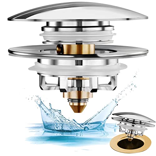 Anlige Universal Tub Stopper Bathtub Drain Pop Up Bath Tub Drain Plug