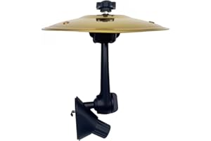 Car Cymbal | Gold Mini Drum for Car Vent, Crisp Metallic Sound | Fun & Compact Car Accessory for Music Lovers | Easy Installa