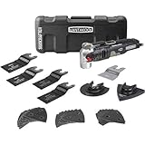 Rockwell 4.0 Amp Sonicrafter F50 Oscillating Multi-Tool, Variable Speed with Hyperlock and Vibrafree Technology and Universal Fit System, 34-Piece Kit and Case - RK5141K