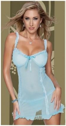 2Pc. Nightdress W G String