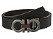 Salvatore Ferragamo Men's Adjustable/Reversible Belt, Nero/Auburn, 46