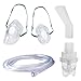 Uniclife Vaporizer Kit with 7' Oxygen Tubing Adult & Child Oxygen Masks Elastic Strap Style Breathing Mouthpieces