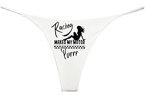 Southern Sisters Racing Make My Motor Purr Womens G String Thong Novelty