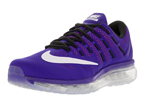 Nike AIR MAX 2016 mens running-shoes 806771-405_8.5 - CONCORD/WHITE-TOTAL CRIMSON-BLACK