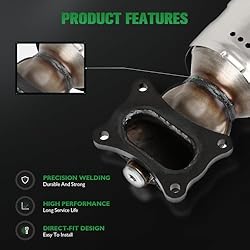SCITOO 16450 Left Catalytic Converter Fit For Acura