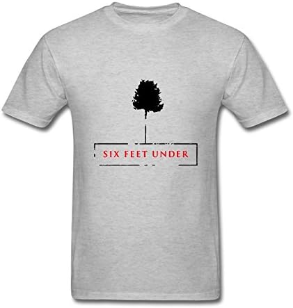 Uitgfgki Men's Six Feet Under Season1 Adult T-Shirt Tee SizeXLGrey
