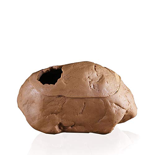ChungGorGor Reptile Gecko Hide House - Reptile and Hide Amphibian Habitat Hideouts, Rock Cave Hide House for Snake, Ball Python, Adult Gecko - Thumbnail 4