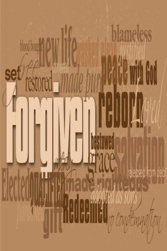 My Journal: Christian Inspirational Word Montage; Forgiven, Blank 150 Page Lined Diary / Journal / Notebook Paperback