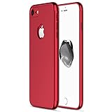 iPhone 7 Case RANVOO Stylish Slim Hard Case with 3 Detachable Parts for Apple iPhone 7, Tango Red (New Colorway May 2017), [CLIP-ON]