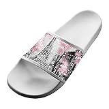 Slippers Romantic Paris Eiffel Tower 3D Printed