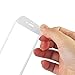 Orzero For iPhone 6 6S 3D Curve Full Cover Screen Protector Orzero 0.2mm Carbon Fiber Material 3D Touch Compatible 9 Hardness Anti Glare Anti Fingerprint-White