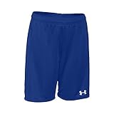 Under Armour Boys' Golazo Soccer Shorts, Royal/White, Youth Small