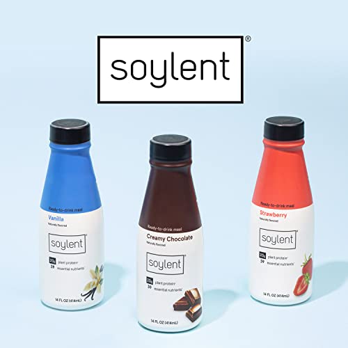 Soylent Complete Nutrition GlutenFree Vegan Protein Meal Replacement