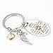 Bestwick MASOP VOGU Serenity Prayer Christian Keychains for Women Pray Stainless Steel Keychain Keyring Christmas Gifts